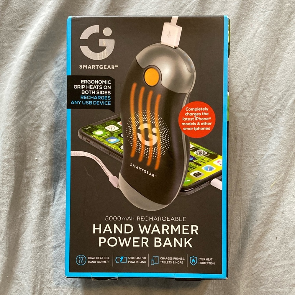 SmartGear Hand Warmer Power Bank - Black